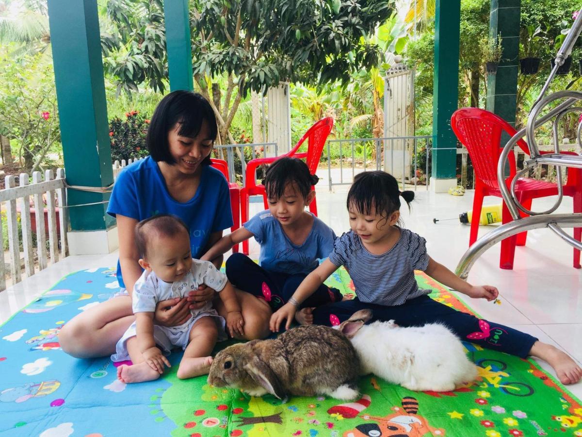 Villa Coco Happy Farm Ben Tre Esterno foto